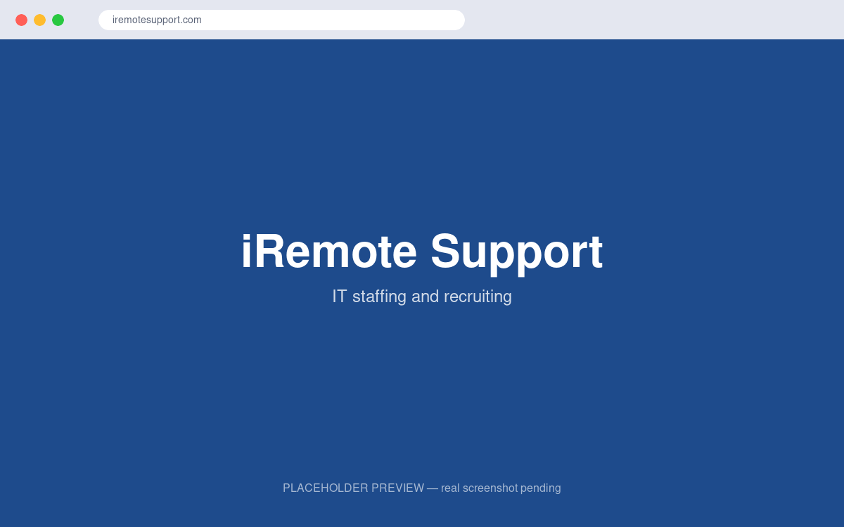 iRemote Support preview