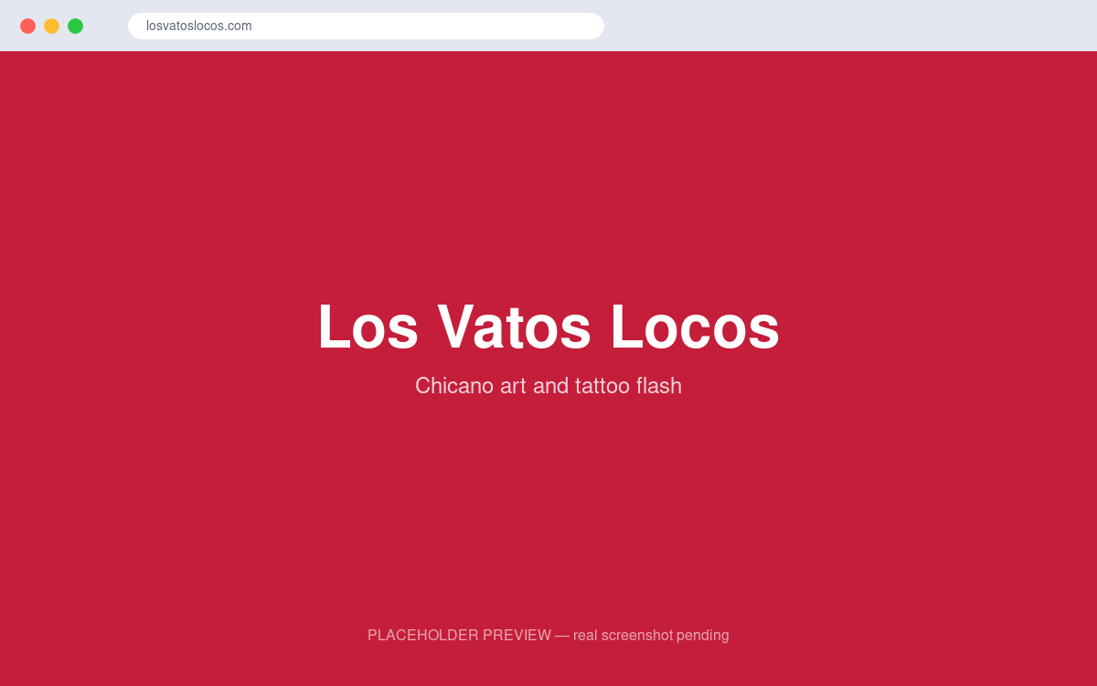 Los Vatos Locos Art Co. preview